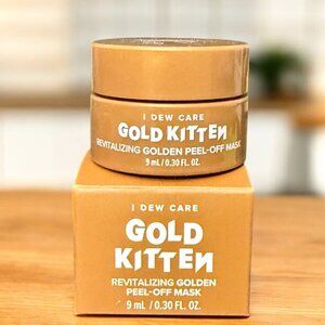 I Dew Care Travel Size Gold Kitten Revitalizing Mask New Peel Off